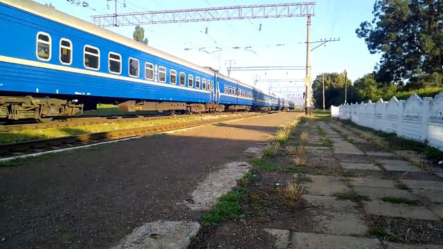 Чс4-210 з "Західний Експрес №11 Львів-Одесса ст.Перехрестове Од. зал смотреть онлайн