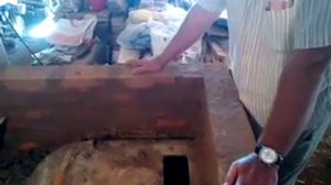 топочно-варочная 2-х купольная печь из старой чугунной ванны