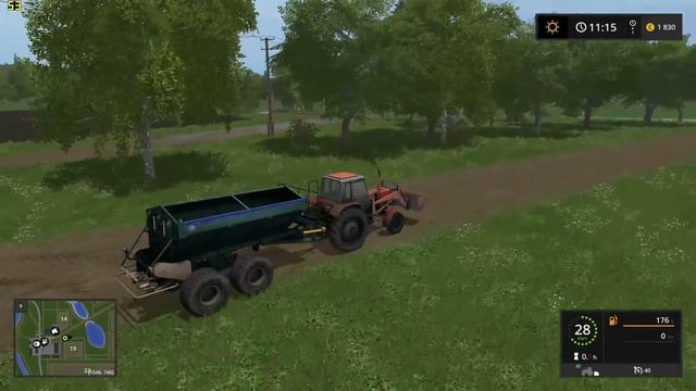 Farming Simulator 17 : Ушастый Фермер в Сосновке ч.2 смотреть онлайн