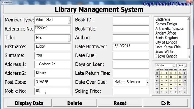 How to Create a Library Management System in Excel - Part 4 of 4 смотреть онлайн