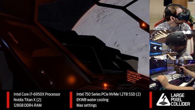 Elite Dangerous VR gameplay - 60 fps [Large Pixel Collider] смотреть онлайн