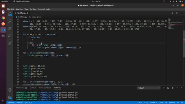 Draw Batman With Python смотреть онлайн