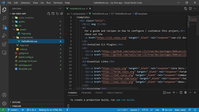 តោះរៀន Vue JS 2 សម្រាប់អ្នកចាប់ផ្តើមដំបូង #16 Vue CLI Folder смотреть онлайн