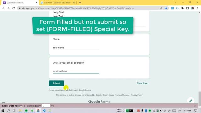 How to Autofill Google Form with Excel Sheet (Browser Extension) смотреть онлайн