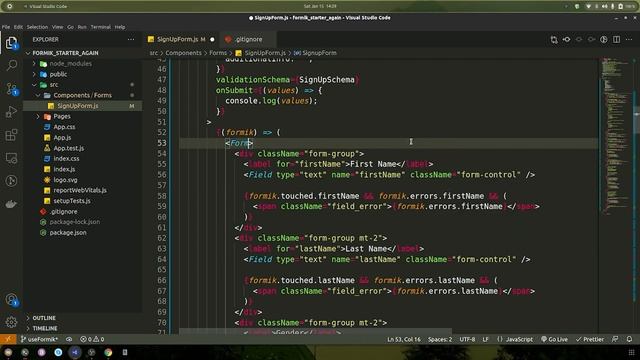 React Formik Tutorial Part-7 | Formik Form Tag Explained | React Formik Form Full Course in Hindi смотреть онлайн