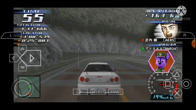 AE85 vs Steve Nissan skyline BNR34 - Steve Old car [initial d street stage] смотреть онлайн