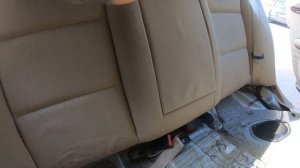 Разбор заднего  сидения на ауди a4