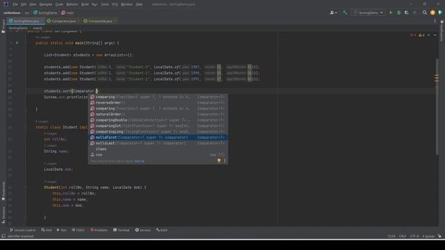 #17 Java Sorting using Comparator Interface смотреть онлайн