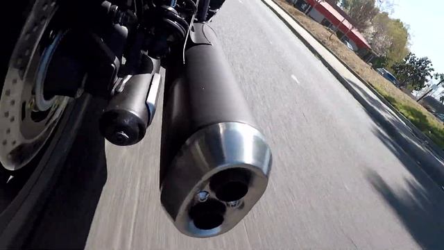 Honda Rebel 1100 DCT Raw Exhaust Sound.