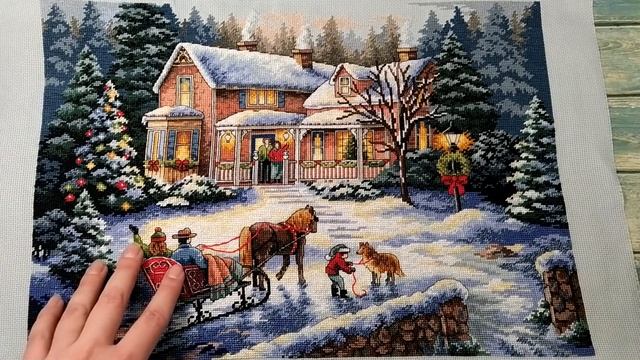 Готовая работа Dimensions 08733 Coming Home For The Holidays. Впечатления и итоги