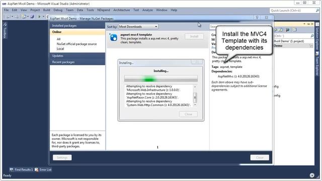 Installing a NuGet Package from a Local Source смотреть онлайн