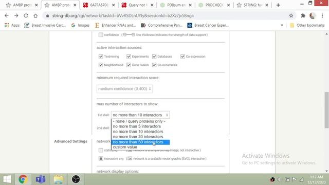 Protein Protein Interaction and Functional Analysis using String database смотреть онлайн
