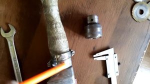 Насадка на дрель для пропила чугунной трубы изнутри