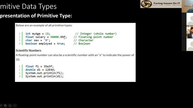 Core Java Online Fee Session 2 part 1 смотреть онлайн