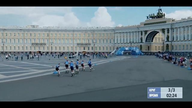 Спринт на Дворцовой! Финал: Устюгов vs Краснов. 1.8 км. 8.07.2023 смотреть онлайн