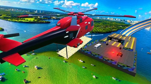 GT Car Stunt Ramp Car Games 2023 - Sports Lux Car Driving - Android GamePlay смотреть онлайн