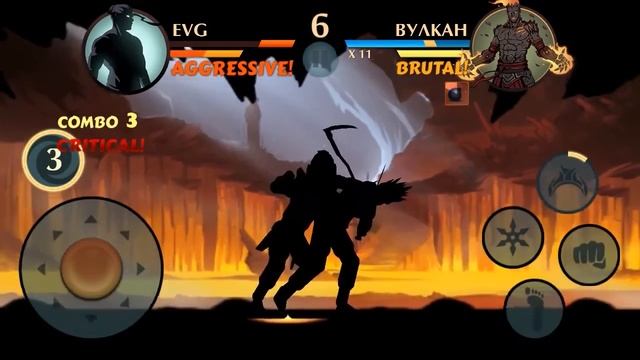 Shadow Fight 2 вулкан смотреть онлайн