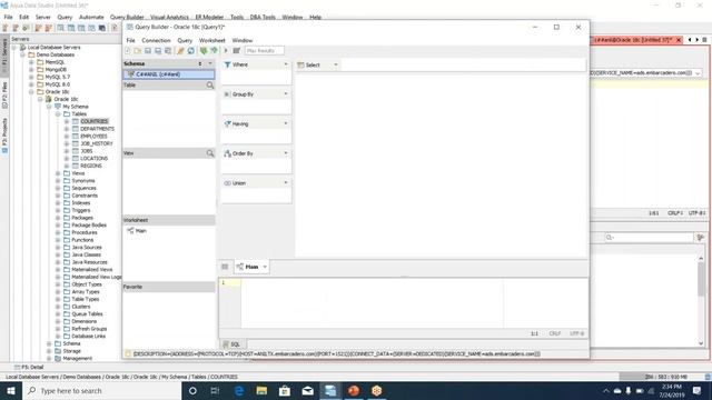 Aqua Data Studio for Oracle Database смотреть онлайн