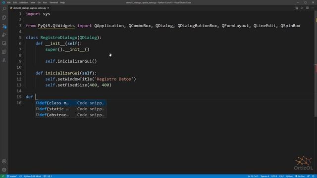 Python Curso V2: 550 1/2 Ventana Tipo Diálogo (QDialog) Formulario de Registro de Datos смотреть онлайн