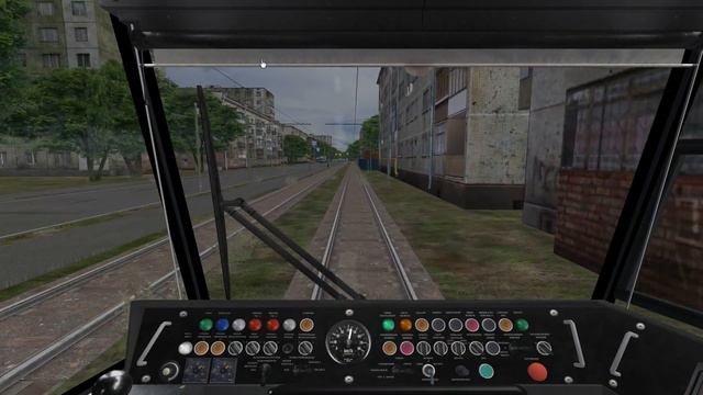 Omsi 2 трамвайный маршрут по карте Староволкск смотреть онлайн