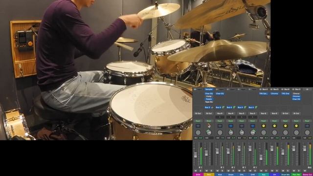 Groovy Funk Demo /w Drum Solo feat. Channel Strips смотреть онлайн