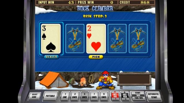 ROCK CLIMBER +BONUS GAME! automat do gry Igrosoft HOTSPOT777 online free slot смотреть онлайн
