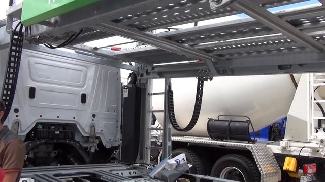 Mercedes-Benz Actros 1836 Car Carrier Truck (2016) Exterior and Interior смотреть онлайн
