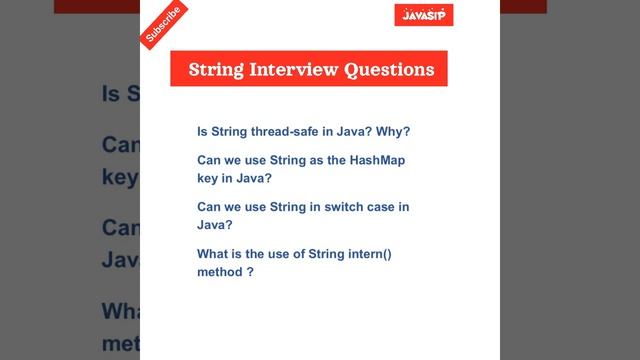 String Interview Questions @javasip  #java #interview #question #string смотреть онлайн