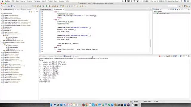 Tutoriel Java - List Chaînée - API de Java, Collections смотреть онлайн