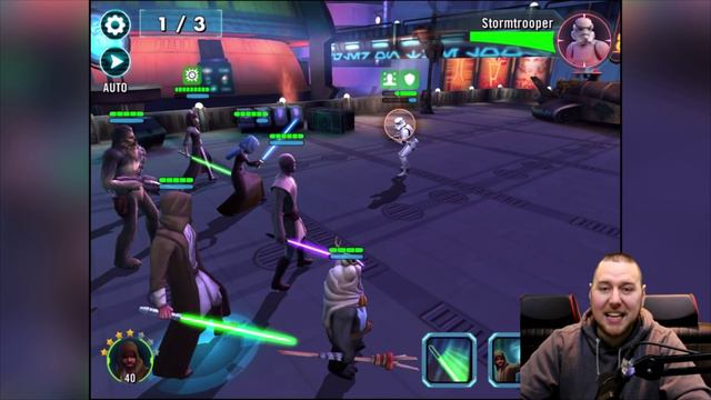 STAR WARS: Galaxy of Heroes (iOS/Android) Light Side Battles PART 13 смотреть онлайн