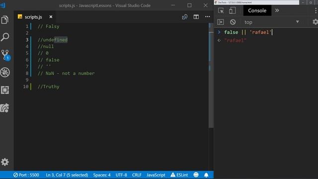 Javascript Tutorial 15 - Comparações com valores não boleanos (Operadores) смотреть онлайн