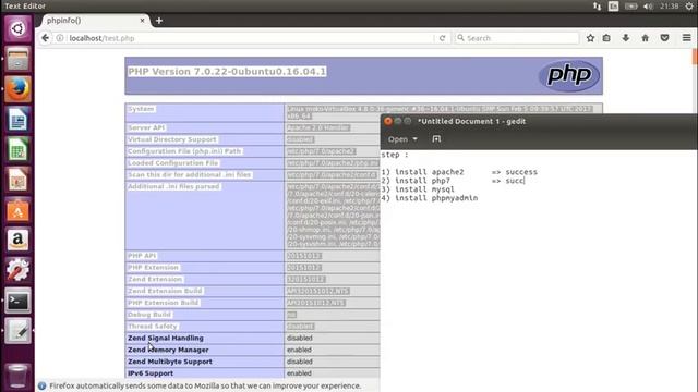 How to install Apache2,Php,Mysql and PhpMyAdmin On Ubuntu 16.4 | ? Sure its Working смотреть онлайн