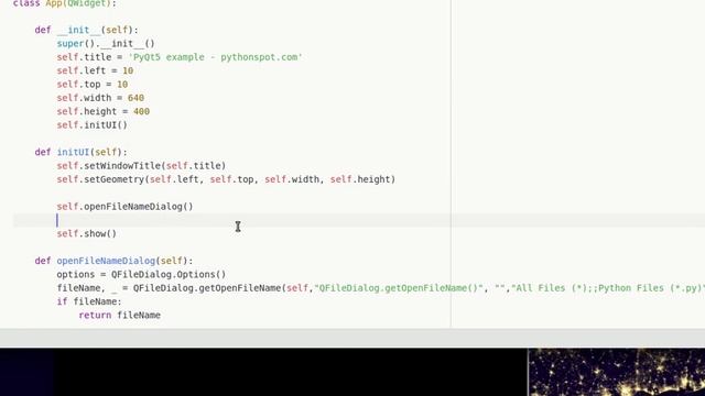 pyqt5 file dialog смотреть онлайн