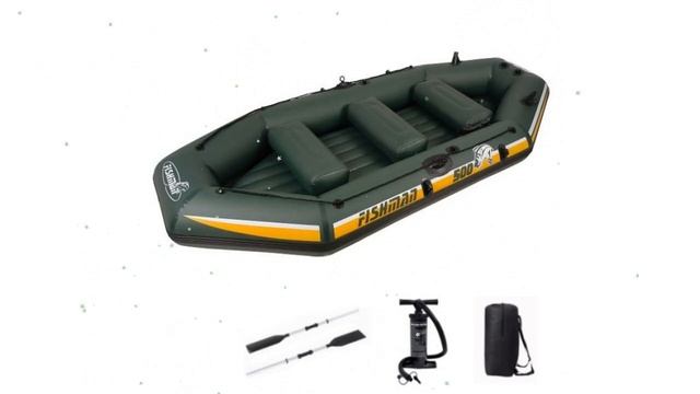 Лодка надувная Fishman Ii 400 Set весла, насос, 295x128x43см (JILONG) обзор JL007211N смотреть онлайн