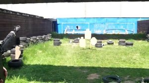 Я, Сайга 12К, пристрелка