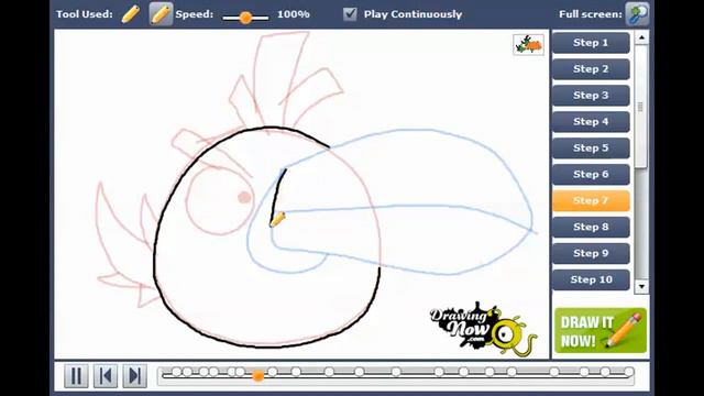 How to draw Angry Bird Hal, Green Bird, Boomerang Bird смотреть онлайн