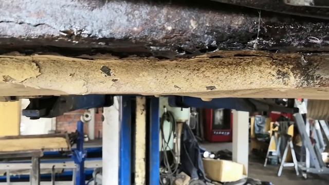 Заз 968м, ремонт порога...