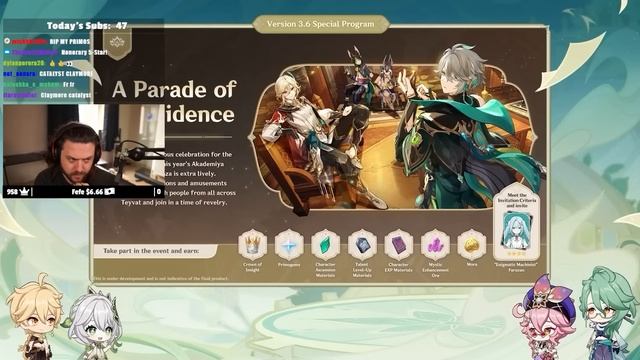 3.6 LIVESTREAM REACTION (BAIZHU, KAVEH, BOSSES + MORE) | Genshin Impact смотреть онлайн