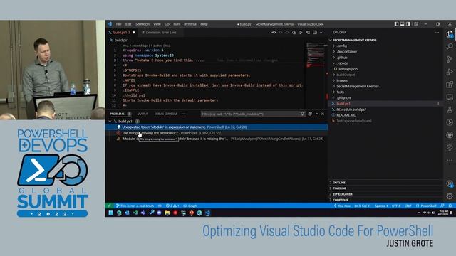 Optimizing Visual Studio Code for Powershell Development by Justin Grote смотреть онлайн