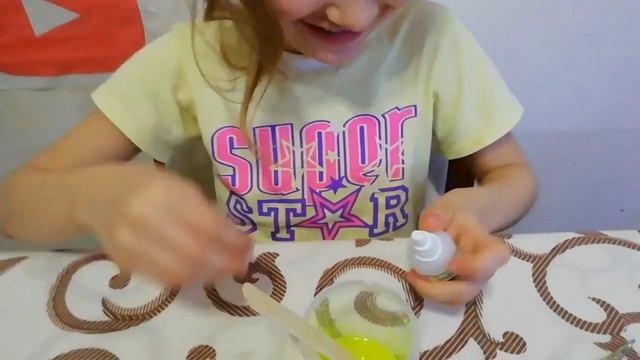 Делаю светящийся СЛАЙМ#слайм#slime смотреть онлайн