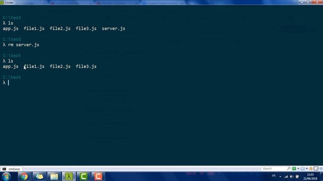 Command Line RM File смотреть онлайн