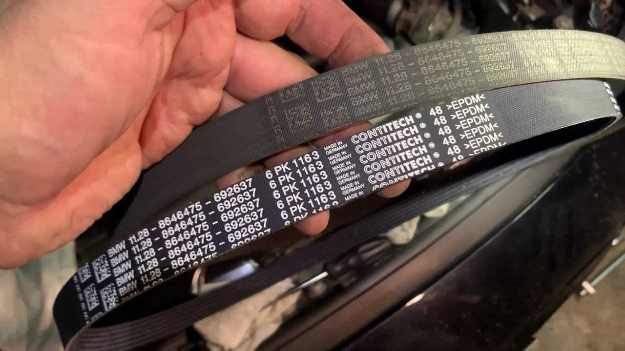 Замена ремня привода на моторе  BMW B48