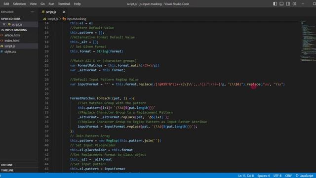Creating a Simple Input Masking using JavaScript Tutorial DEMO смотреть онлайн