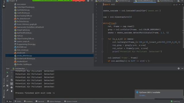 Smoke Classifier using OpenCV and Haar Cascade classifier. смотреть онлайн
