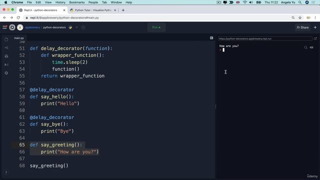 Day 54 - 450-Understanding Python Decorator Functions and the Syntax смотреть онлайн