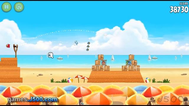 Angry Birds Rio Golden Beach Ball 2 All Stars Walkthrough смотреть онлайн