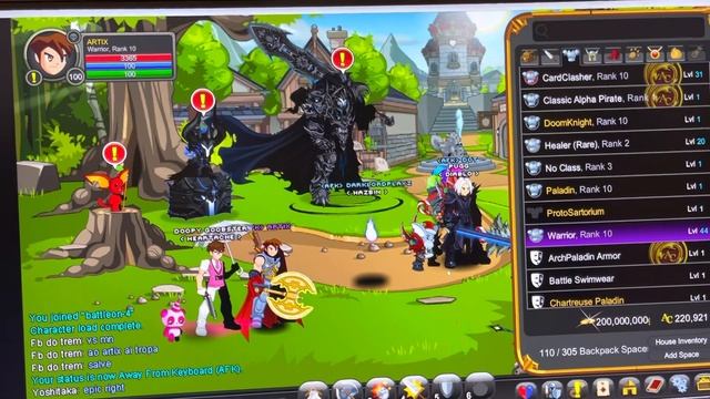 AdventureQuest Worlds: Infinity - NPC Check And PAX Convention Prep