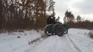 мотоцикл Днепр с двигателем от мотоблока #2