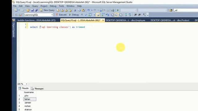 How we remove white spaces in sql string|| Trim function in sql || 1 mint hack of sql смотреть онлайн