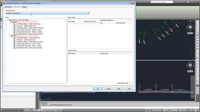 Superelevation Axis of Rotation. AutoCAD Civil 3D 2012 смотреть онлайн